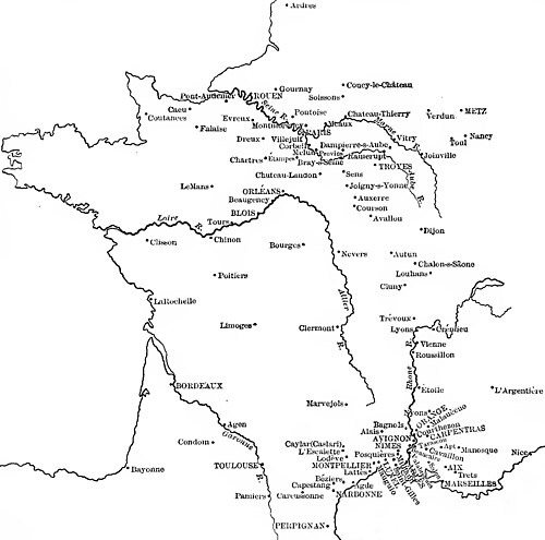 Židovské obce ve Francii do roku 1394