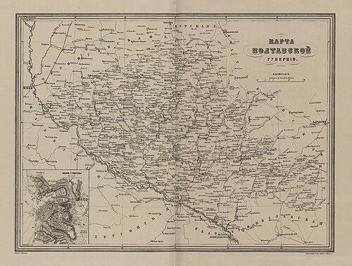 Poltavská gubernie 1871 (A. Ilin)