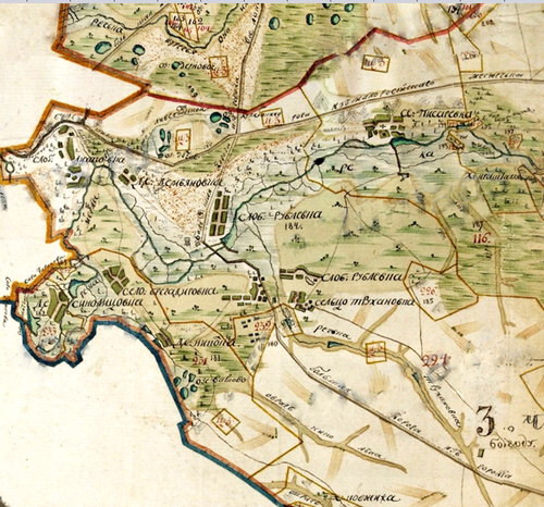 Rublivská krajina v Krasnokutském okresu 1783
