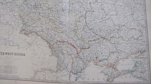 Ukrajina na mapě Evropy. Obr. 19