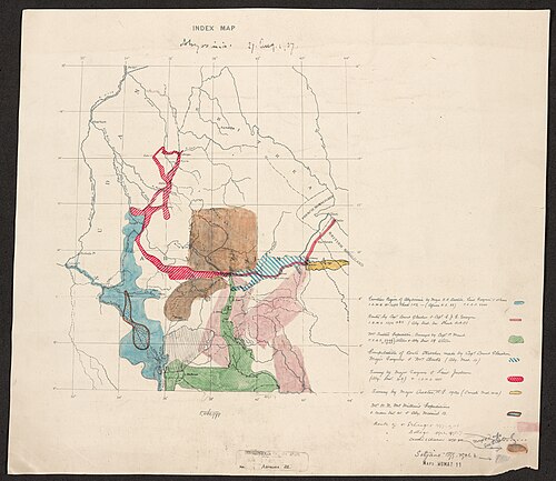 Indexová mapa Abysinie 1907