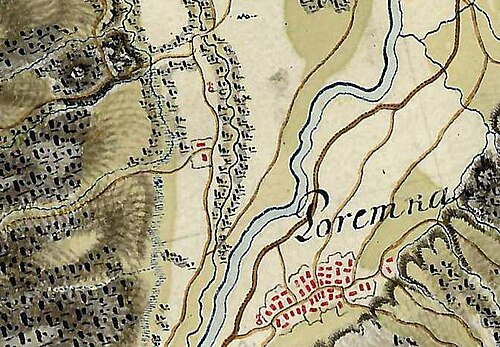Schloßberg Wachhügel u Porąbky
