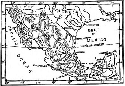 Mapa Mexika