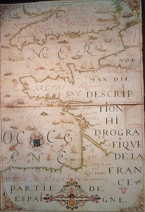 Portolán Jean Guédarda 1627