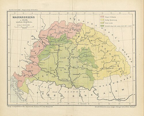Historie Maďarska - Mapa