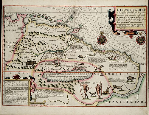 Guyana Hondius 1599