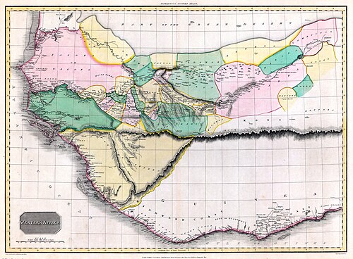 Pinkertonova mapa z roku 1813