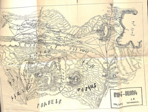 Mapa Muše a Sasunu 1904