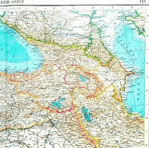 Wilsonská Arménie a Kavkaz 1922