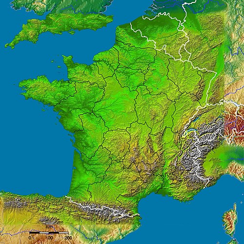 Francie - Radarové Regiony