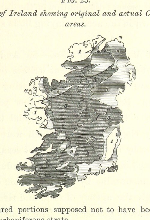 Fyzická geologie a geografie Irska