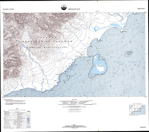 Panacan topografická
