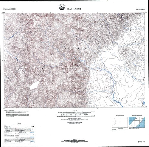 Barraqui topografická