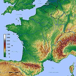 GMT Francie - Topografie