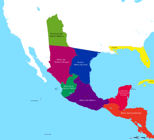Provincie Coahuila 1674