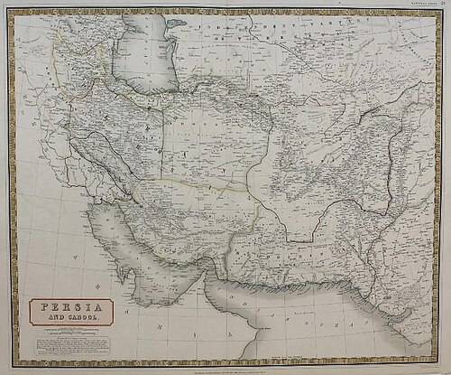 Mapa A.K. Johnstona z roku 1850, Edinburg