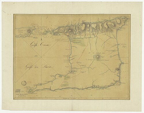 Mapa ostrova Trinidad