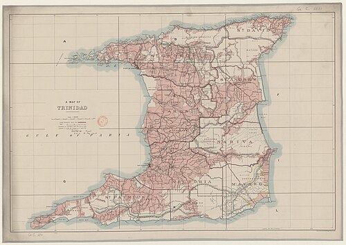 Mapa Trinidadu