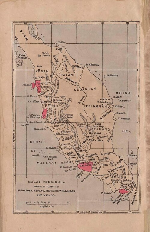 Geografie Malajského poloostrova a okolí