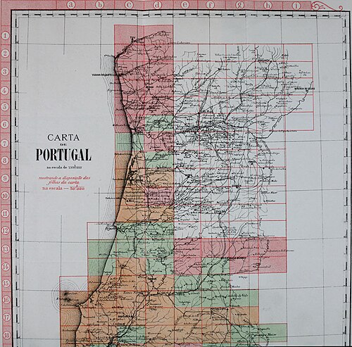 Nová chorografická mapa Portugalska