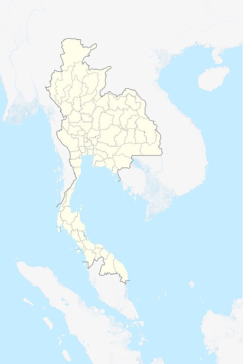 Správní rozdělení království Thajska v roce 1945