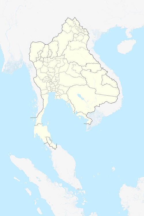 Správní dělení království Thonburi v roce 1780
