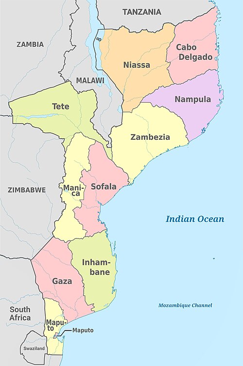Správní rozdělení Mozambiku