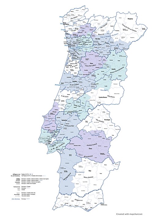 Administrativní rozdělení Portugalska