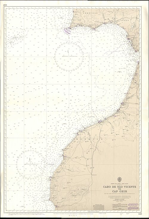 Námorní mapa č. 1228 (1969)