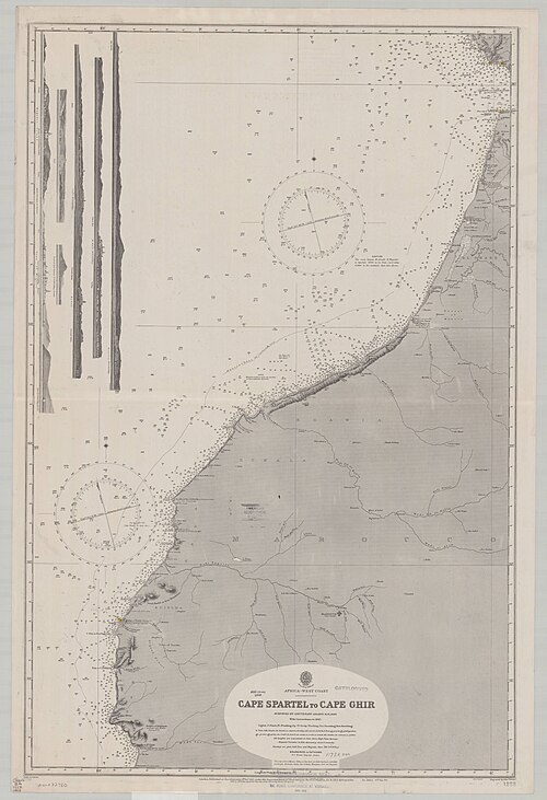 Námorní mapa č. 1228 (1897)
