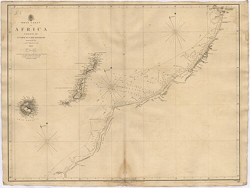 Admiralitní mapa 1229 - 1844