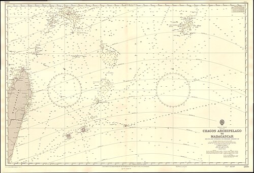 Admirální mapa č. 2899 Chagos
