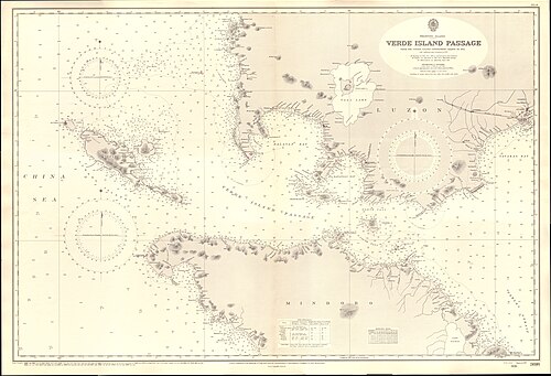 Admiralty Chart č. 3816 - Verde Island Passage