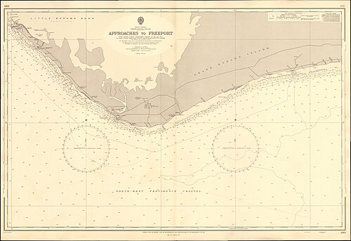 Admiralitní mapa č. 390 (1964)