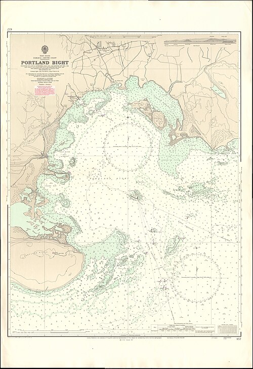 Admiralitní mapa č. 457