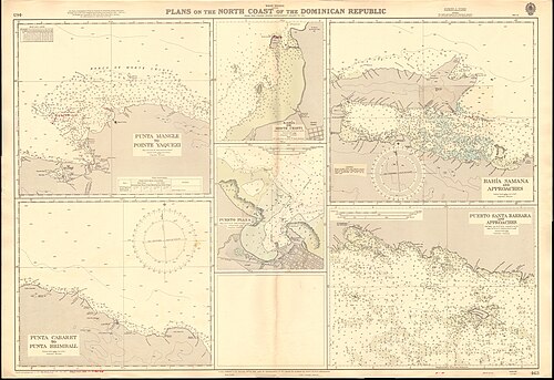 Admiralty Chart č. 463 - Severní pobřeží