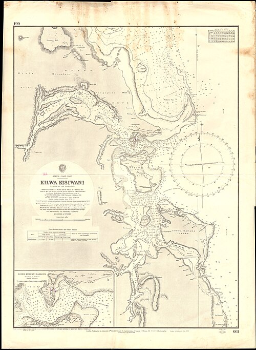 Admiralty Chart č. 661 (1879)
