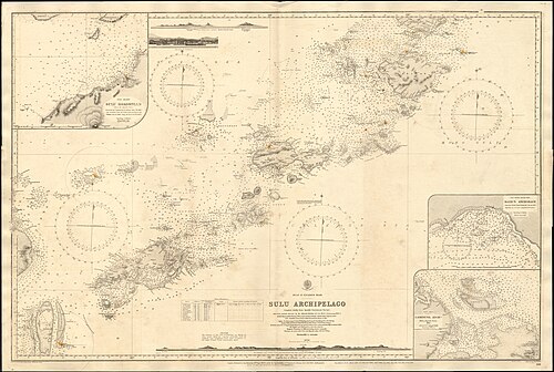 Admiralty Chart č. 928 - Suluský archipelág