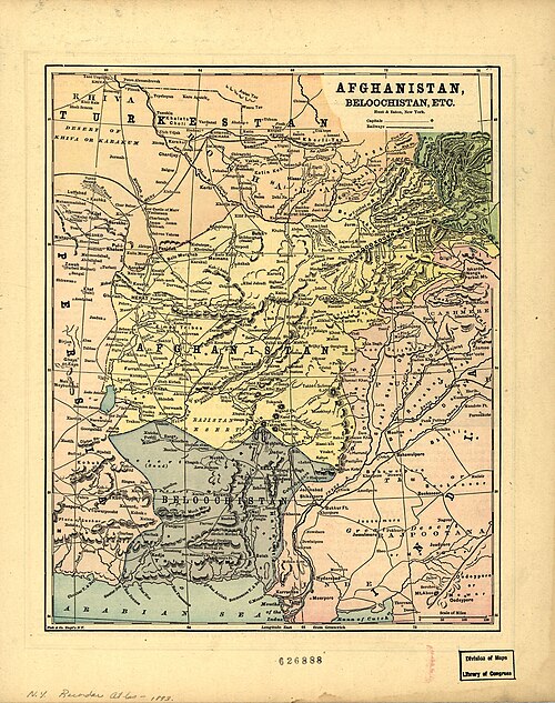 Afghánistán, Balúčistán a blízké území