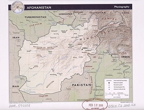 Fyzická geografia Afghánistánu