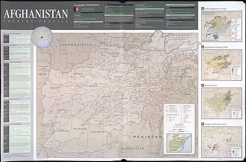 Afghánistán: profil země a provinciální rozdělení