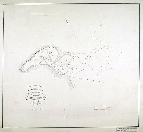 Trigonometrický plán Al Khor 1823