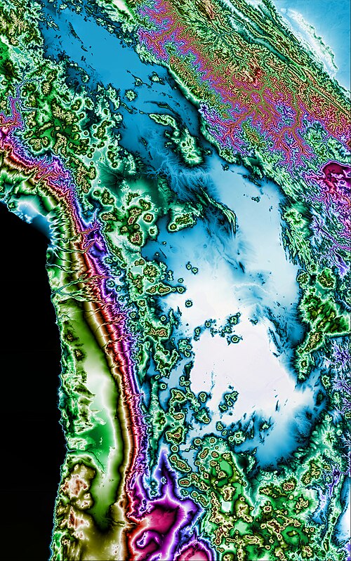 Andy 15-23°J 66-71°Z Topografie