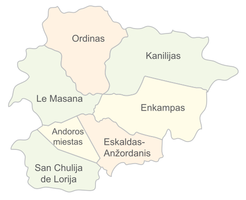 Andorské okresy všechny-LT