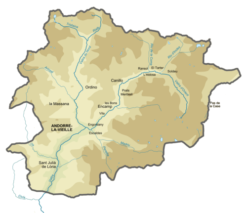 Andorra - Hydrologický systém