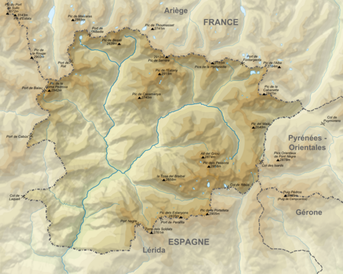 Andorra - Topografie