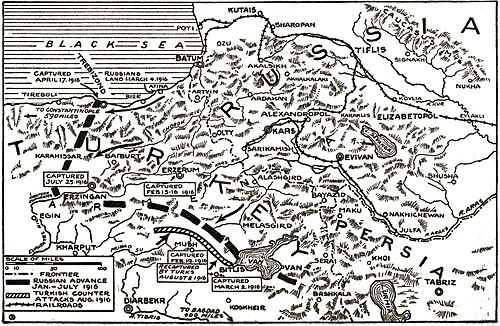 Arménie -fronta 1916