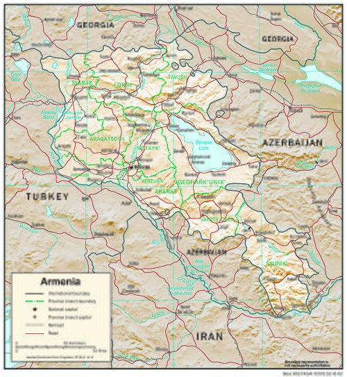 Fyzická geografie Arménie
