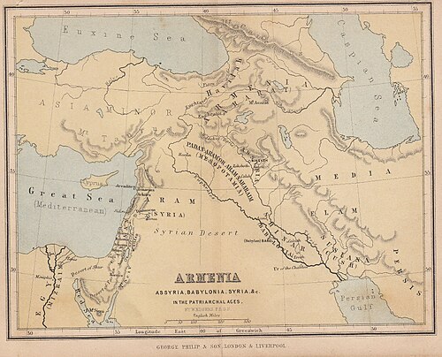 Arménie od Williama Hughese, 1871