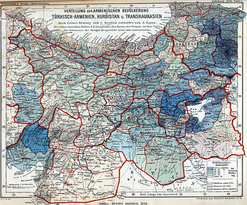 Arménská populace 1896